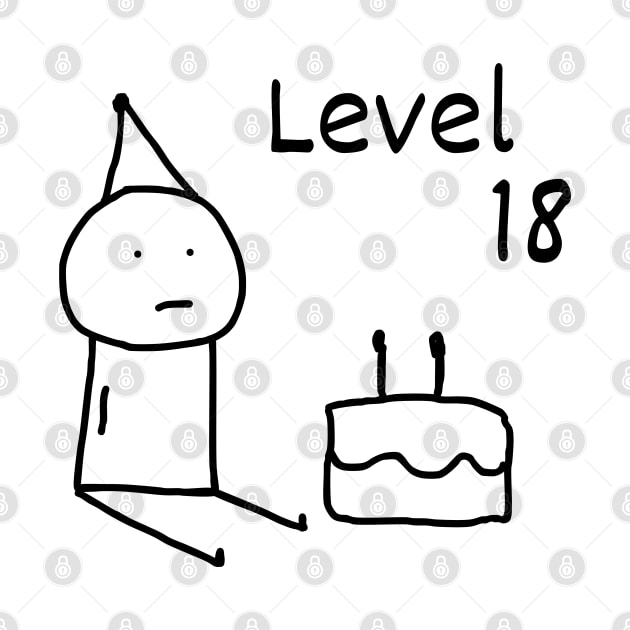 Level 18 Birthday | Doodle by Owlora Studios