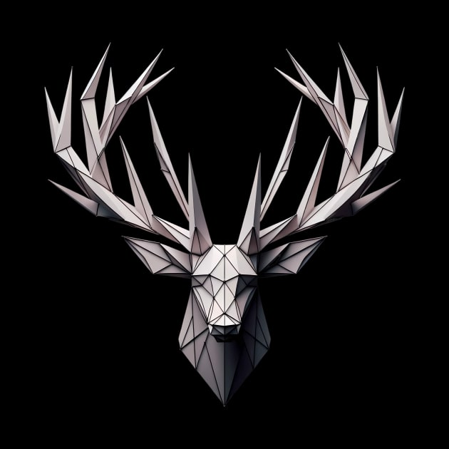 Geometric deer horns by yum72