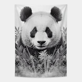 Panda Nature Outdoor Imagine Wild Free Tapestry