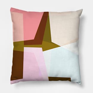 Catching Colors BA03 - Pink And Green Art Design Pillow