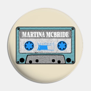 martina mcbride blue cassette Pin