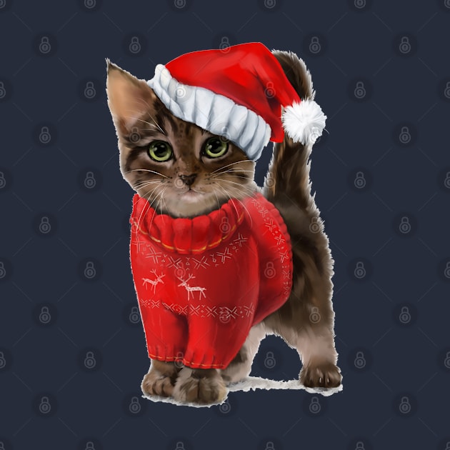 Kitten Christmas by stark.shop