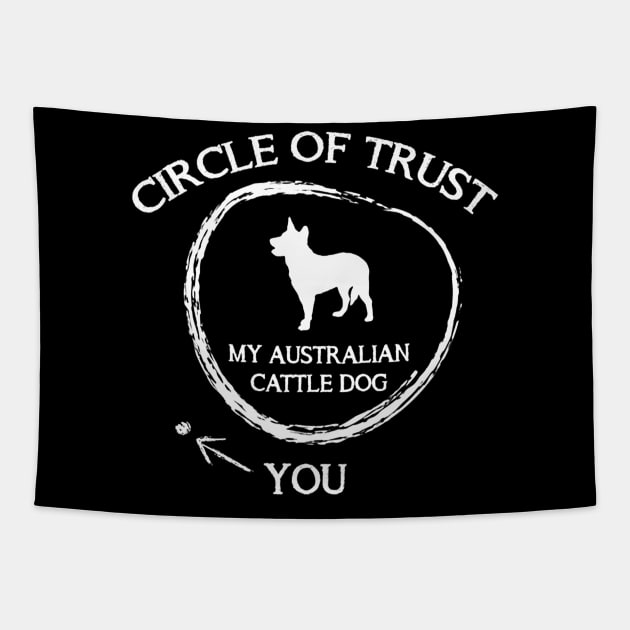 Circle Of Trust - My Australian Cattle Dog You Tapestry by QUYNH SOCIU