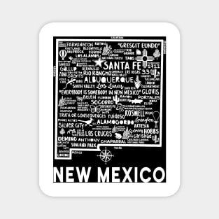 New Mexico Map Magnet