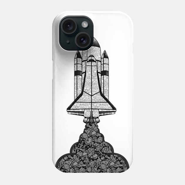 Blast Off Phone Case by Chevsy