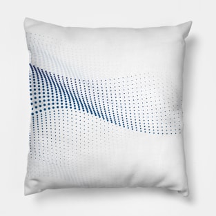 Blue Abstract Pillow