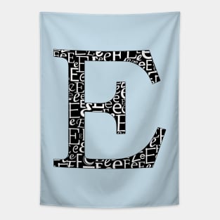 E Filled - Typography Tapestry