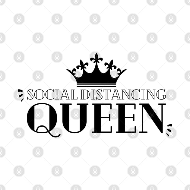 Social Distancing Queen by bubble_designer