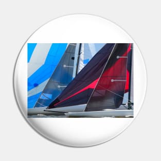 Colorful sails Pin