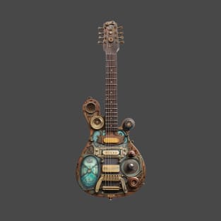 Steampunk Electric Guitar T-Shirt