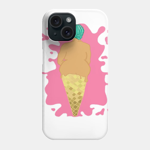 A Body Like Soft Serve Phone Case by Revisionist Studio