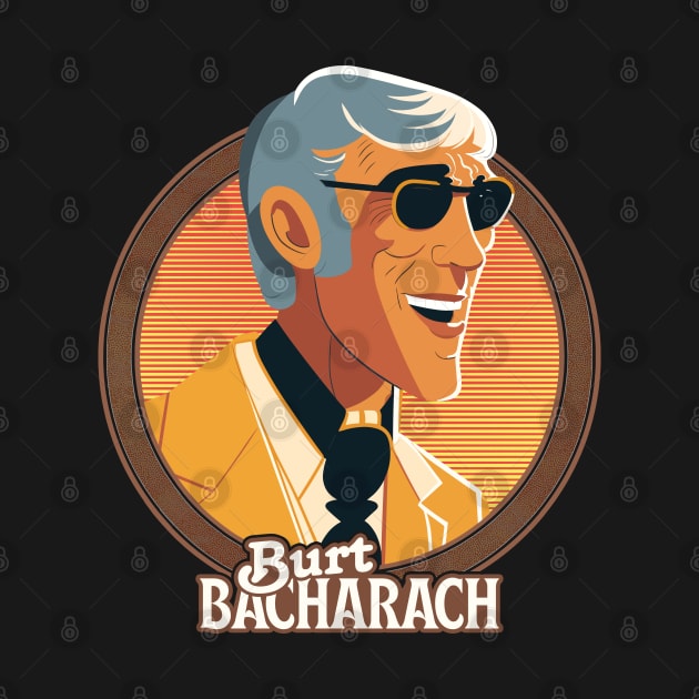 Burt Bacharach / Retro 60s Fan Design by DankFutura