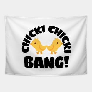 Chicks funny design Tapestry