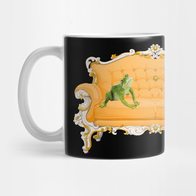 Baroque Couch Two Frogs Frogs Funny Mug Teepublic Search, discover and share your favorite funny frog gifs. teepublic