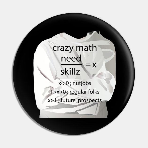 Crazy math Pin by XT STUDIO ART