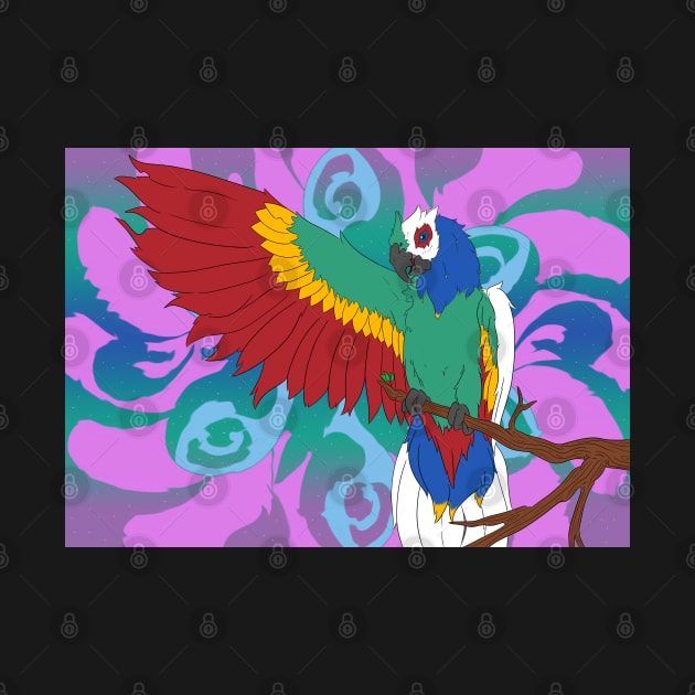 Colorful Parrot by SoraLorr