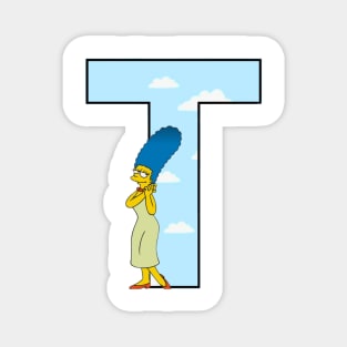 Simpsons letter Magnet