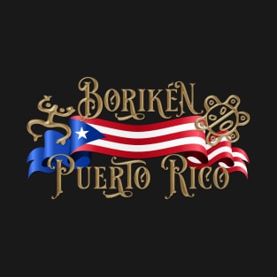 Boriken Puerto Rico, Strong Clay T-Shirt