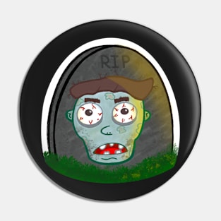 Zombie Gravesite Pin