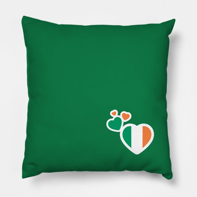 I Love Ireland! Pillow by ShirtAtlas