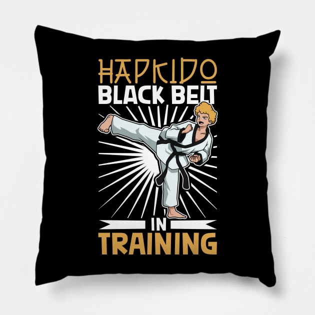 Black belt in progress - Hapkido Pillow by Modern Medieval Design