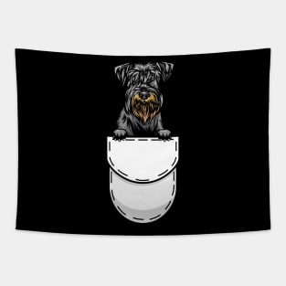 Giant Schnauzer Pocket Dog Tapestry