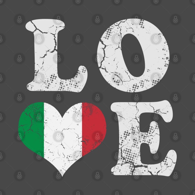 Love Italy Flag  Italia Italian Heritage Family by E