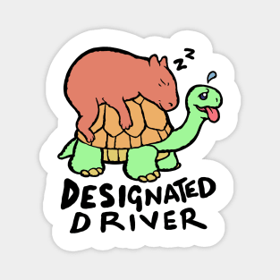 Capybara designated driver. Magnet