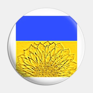 Sunflower of hope for Ukraine Pin