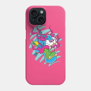 Neon Panther Phone Case