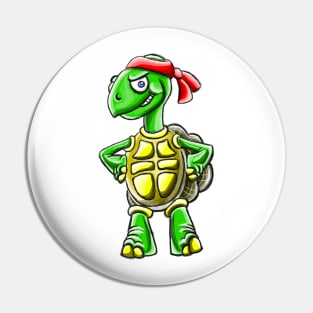 Ninja Tortoise Pin