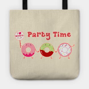 Donut Party Time Tote