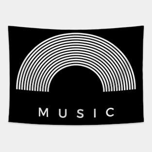 Music Retro Vinyl Record Tapestry