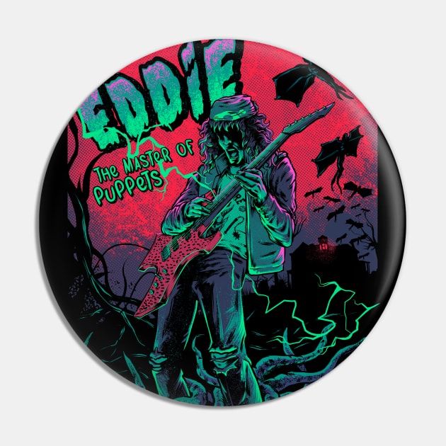 Eddie - The Master of Puppets Pin by Gleydson Barboza