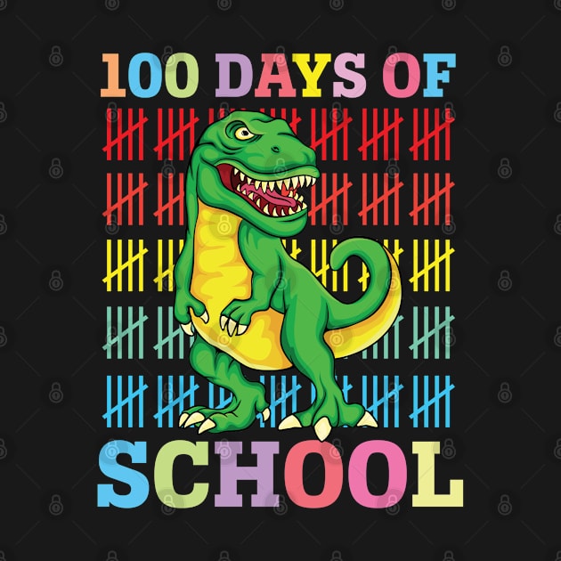 T-rex 100 Days Of School by little.tunny