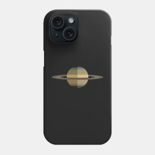 Planet Saturn and his rings Phone Case