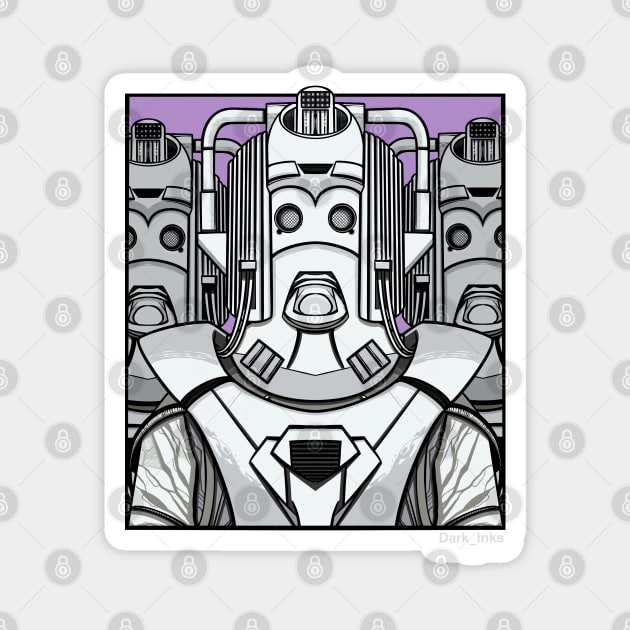 Cybermen - Doctor Who Magnet by Dark_Inks