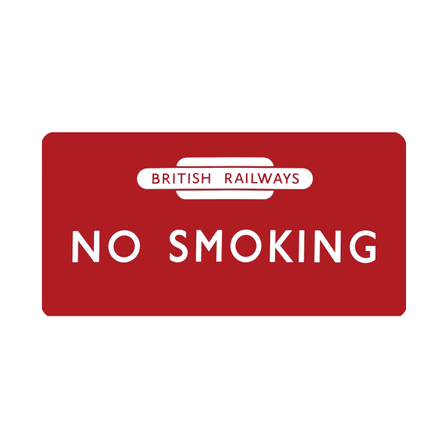 BR No Smoking Sign by Random Railways