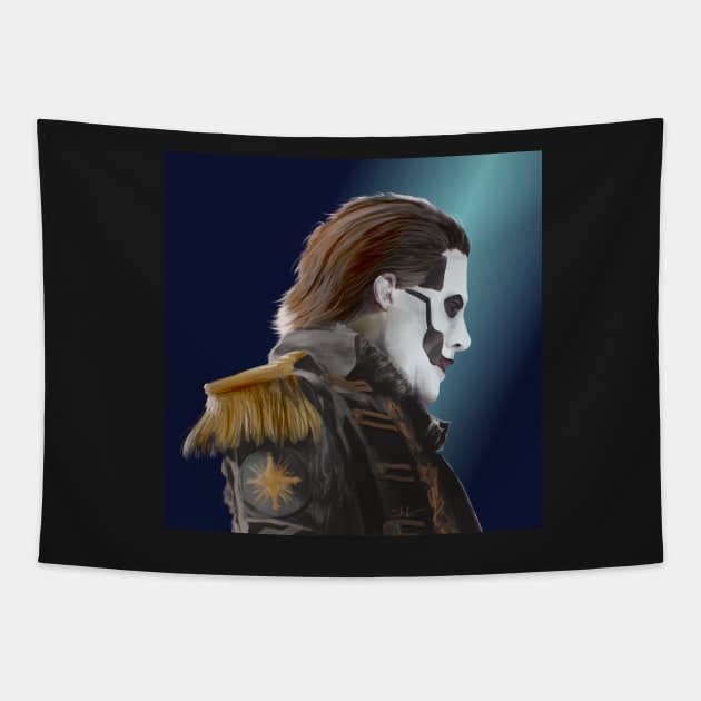 Papa Emeritus IV Tapestry by notstefaniiia