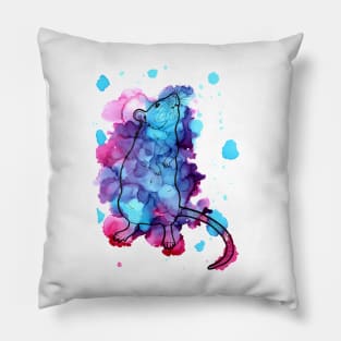 Inky Rat Pillow