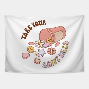 Take Your Happy Pills Tapestry