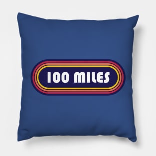 100 Mile Trail and Ultra Running Oval Pillow