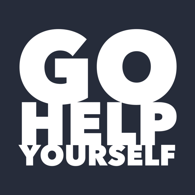 GHY Logo - WHITE by Go Help Yourself Podcast