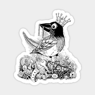 Playful Magpie’s Shiny Treasure Magnet