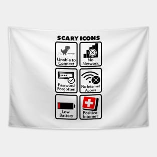 SCARY ICONS Tapestry