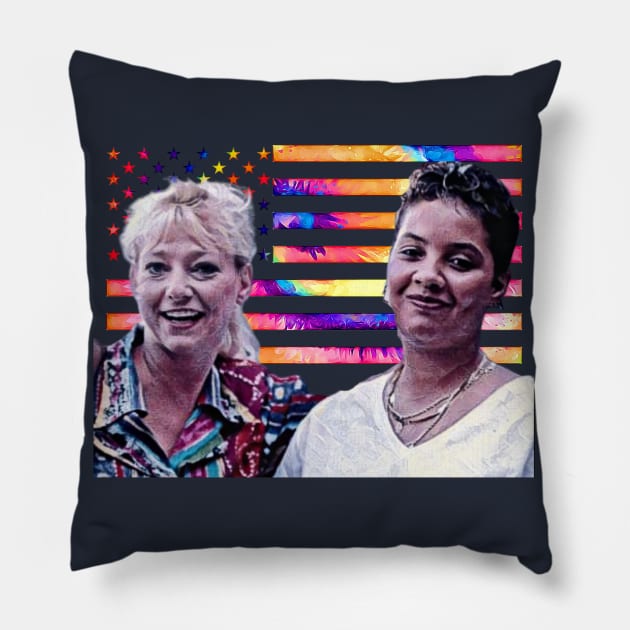 Jen and Ingrid Pillow by PersianFMts