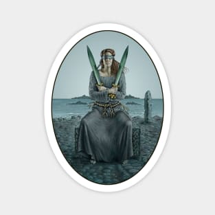 Two of Swords from the Celtic Tarot Magnet