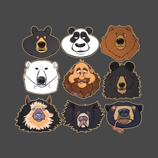 The 9 Bears of the World T-Shirt