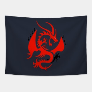 Red Dragon 2 Tapestry