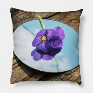 Purple Flower Pillow